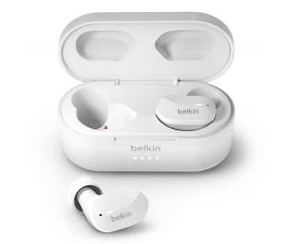 True Wireless BELKIN True Wireless Headphones White BT AUC001btWH